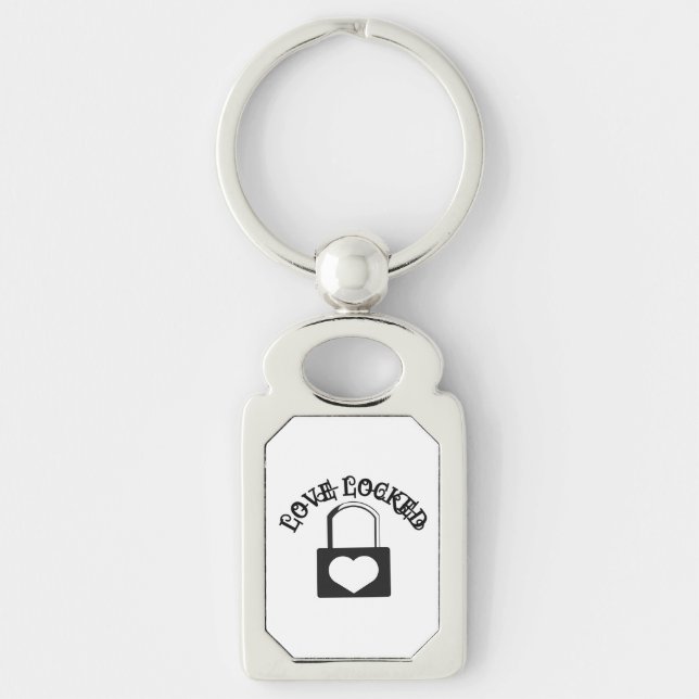 Love Locked Key Ring (Front)