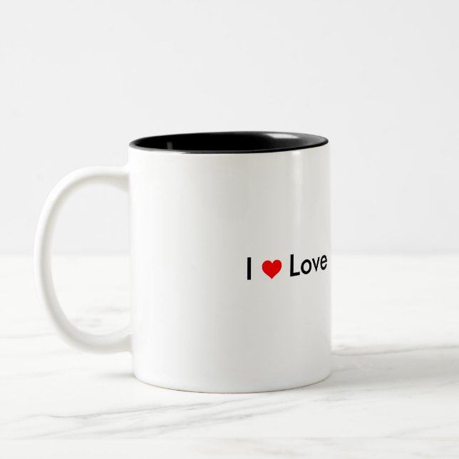 Love Lockpicking Two-Tone Coffee Mug (Left)