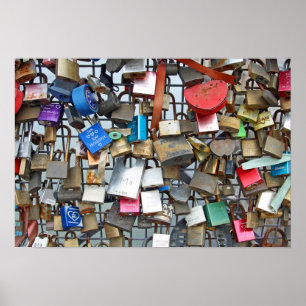 Love locks poster