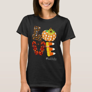 Love lollilife Pumpkin Flip Flops lolli Life Hallo T-Shirt