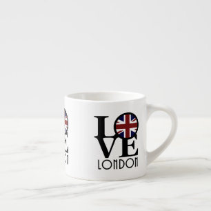 LOVE London (UK flag) Espresso Cup