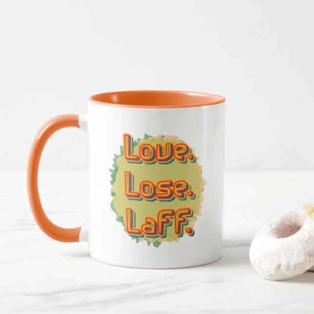 Love. Lose. Laff. Gfx-03 Mug (With Donut)
