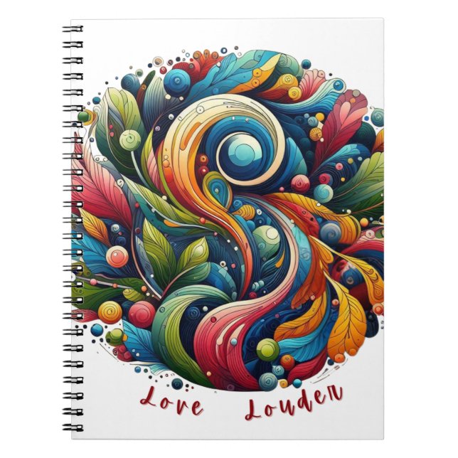 Love Louder Notebook (Front)