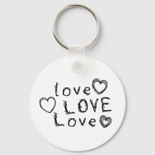 Love, Love, Love Key Ring