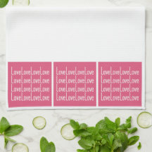 Love Love Love Love Kitchen Towels