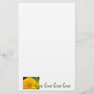Love love love love Stationery Sunflowers Floral
