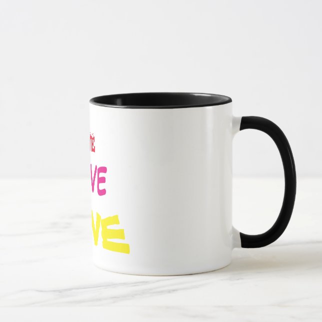 Love Love Love Ringer Mug (Right)