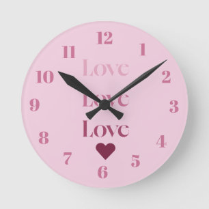 Love love love round clock