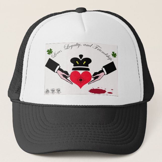 Love,Loyalty,Friendship Claddagh Trucker Hat (Front)