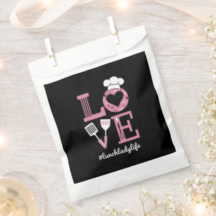 Love Lunch Lady Life Funny Valentines Day Gifts Favour Bag