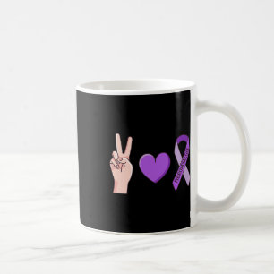 Love Lupus Purple Ribbon Awareness Meme Coffee Mug