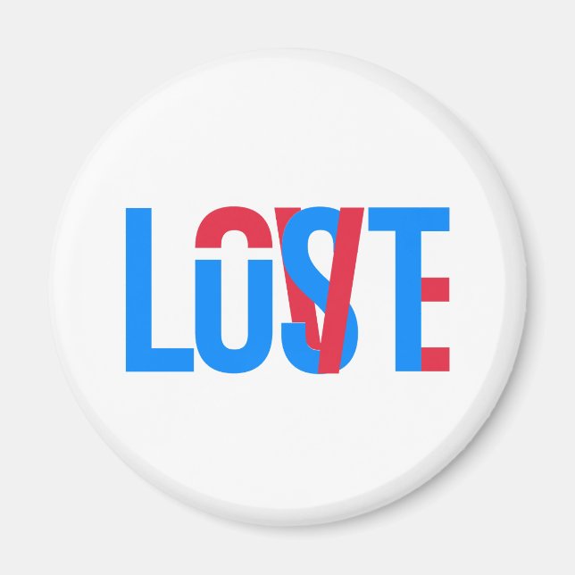 Love, Lust, Lost  Magnet (Front)