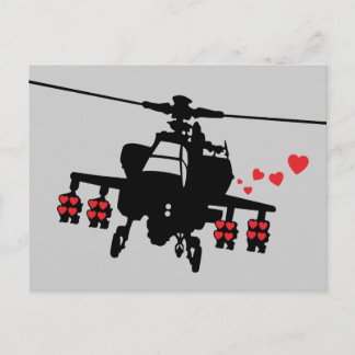 Love Machine Attack Chopper Postcard