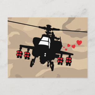 Love Machine Attack Chopper Postcard