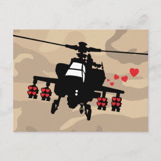 Love Machine Attack Chopper Postcard