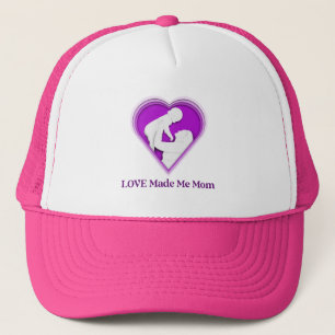 Love Made Me Mum Adoptive Mum Trucker Hat