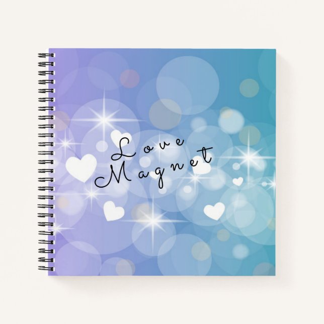 Love Magnet  Notebook (Front)