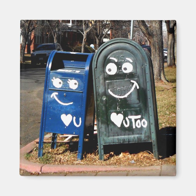 love mailboxes : i heart you magnet (Front)