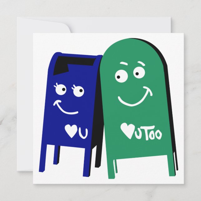 love mailboxes : i love you invitation (Front)