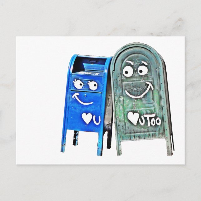 love mailboxes : i love you postcard (Front)