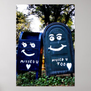 love mailboxes : i missed you poster