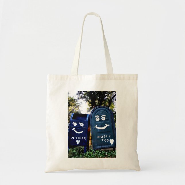love mailboxes : i missed you tote bag (Front)