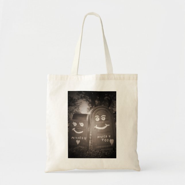 love mailboxes : i missed you tote bag (Front)