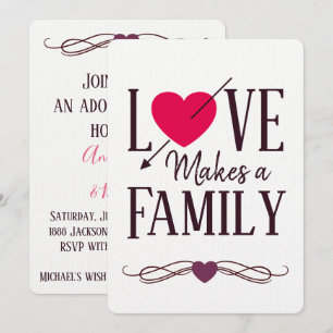 Love Makes a Family - Adoption Announcements