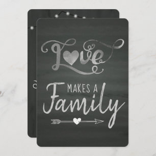 Love Makes a Family - Adoption Announcements