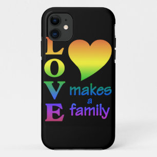 Love Makes a Family iPhone Case-Mate 11 Case
