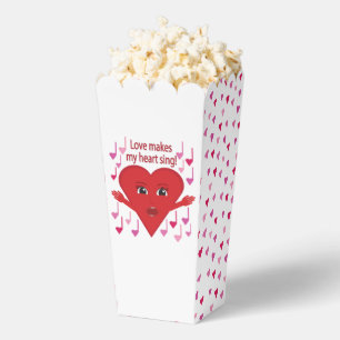 "Love makes my heart sing!" Singing Heart Favour Box