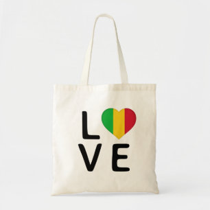 Love - Mali Flag Tote Bag