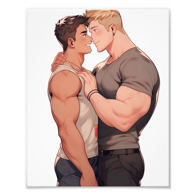 Love Man Gay Daddies Know Best Photo Print (Front)