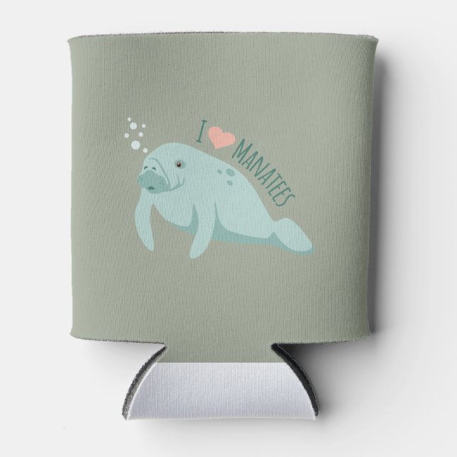Love Manatees Can Cooler (Front)