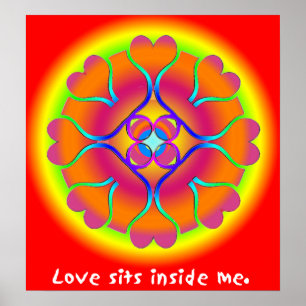Love Mandala Poster