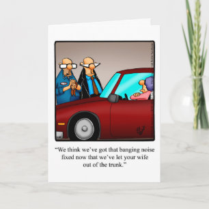 Love & Marriage Humour Blank Greeting Card
