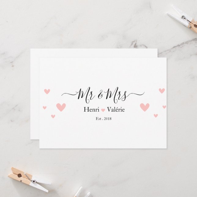 Love & Marriage Invitation (Front/Back In Situ)