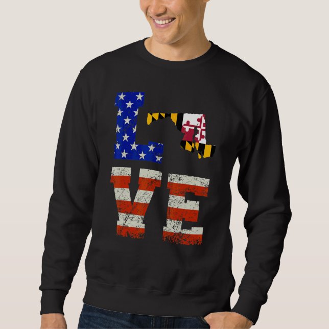 Love Maryland Sweatshirt (Front)