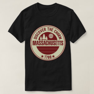 Love Massachusetts - Cute MA State Gift  T-Shirt
