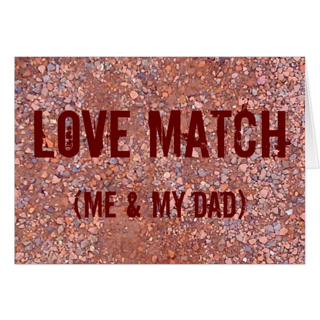Love Match, Me & My Dad, Red Clay Court Tennis (Front Horizontal)