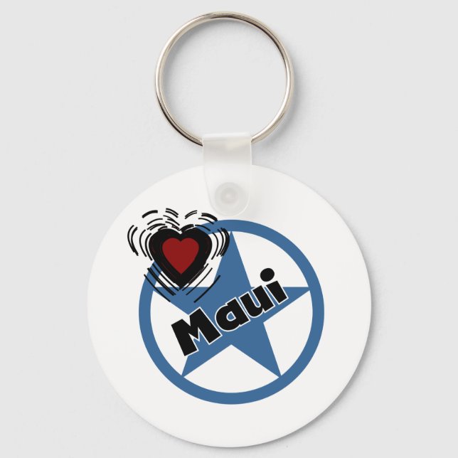 Love Maui Key Ring (Front)