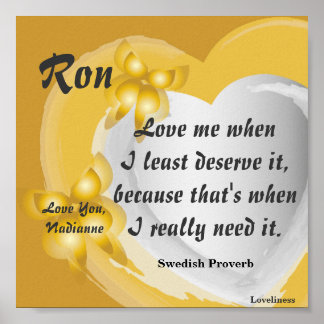 Love Me As Iam,  Poster _ Customise