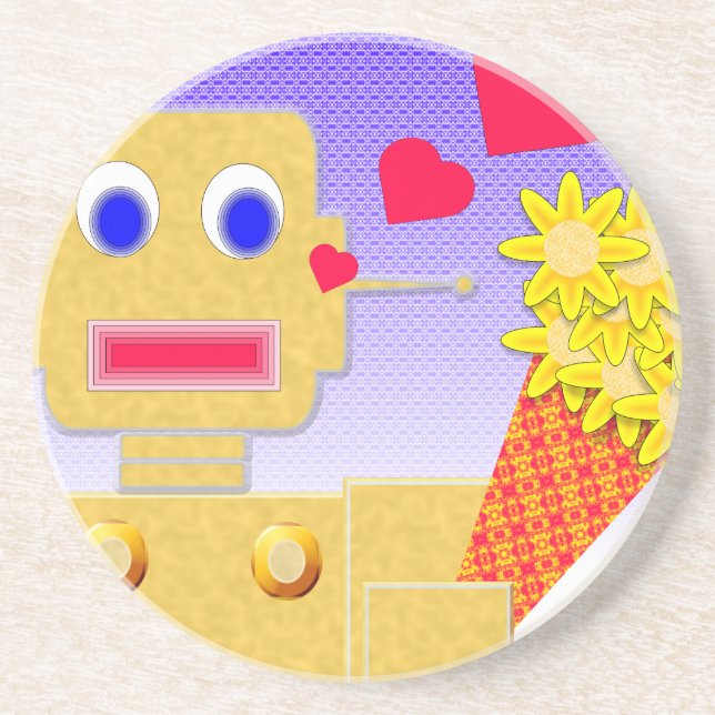 Love Me, I'm a Bot Coaster (Front)