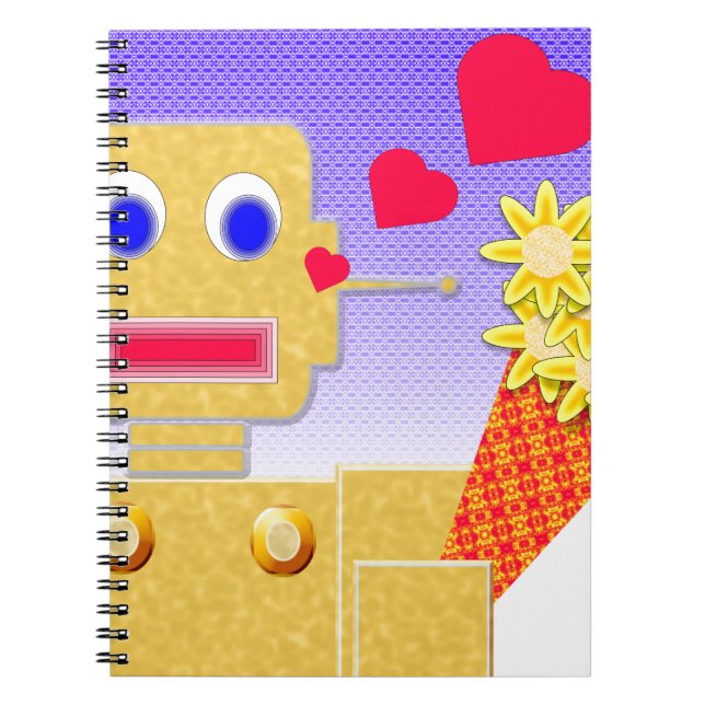 Love Me, I'm a Bot Notebook (Front)