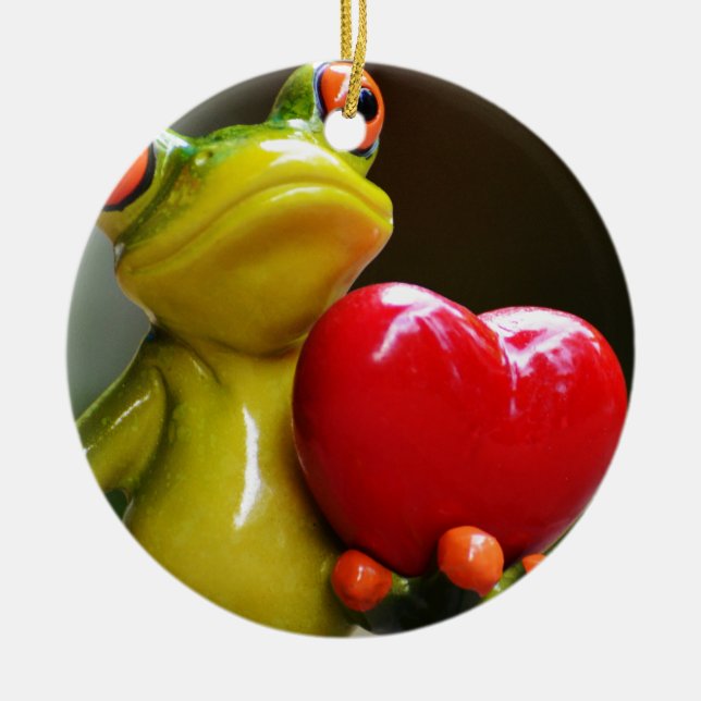 Love Me....I'm Lonley Ceramic Tree Decoration (Front)