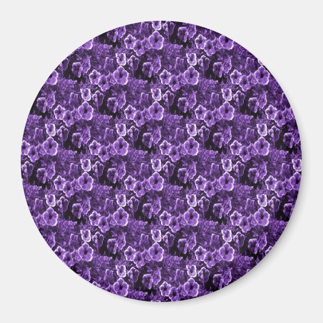 Love me in Purple... Magnet (Front)