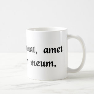 Love me, love my dog. coffee mug