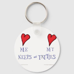 love me love my neeps and tatties key ring