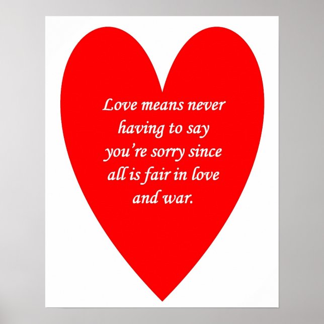 love-means-never-having-to say-youre-sorry-since poster (Front)