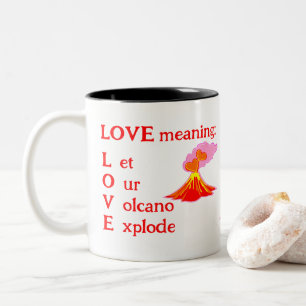Love means Two-Tone coffee mug